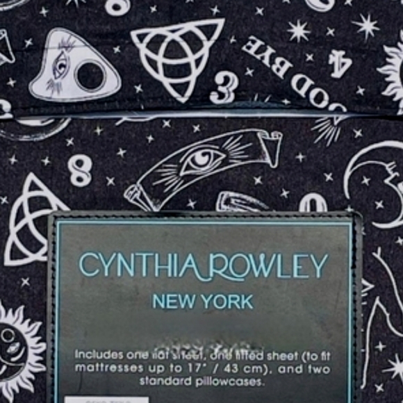 Cynthia Rowley Full Size Ouija Board Sheet Set - Picture 2 of 3